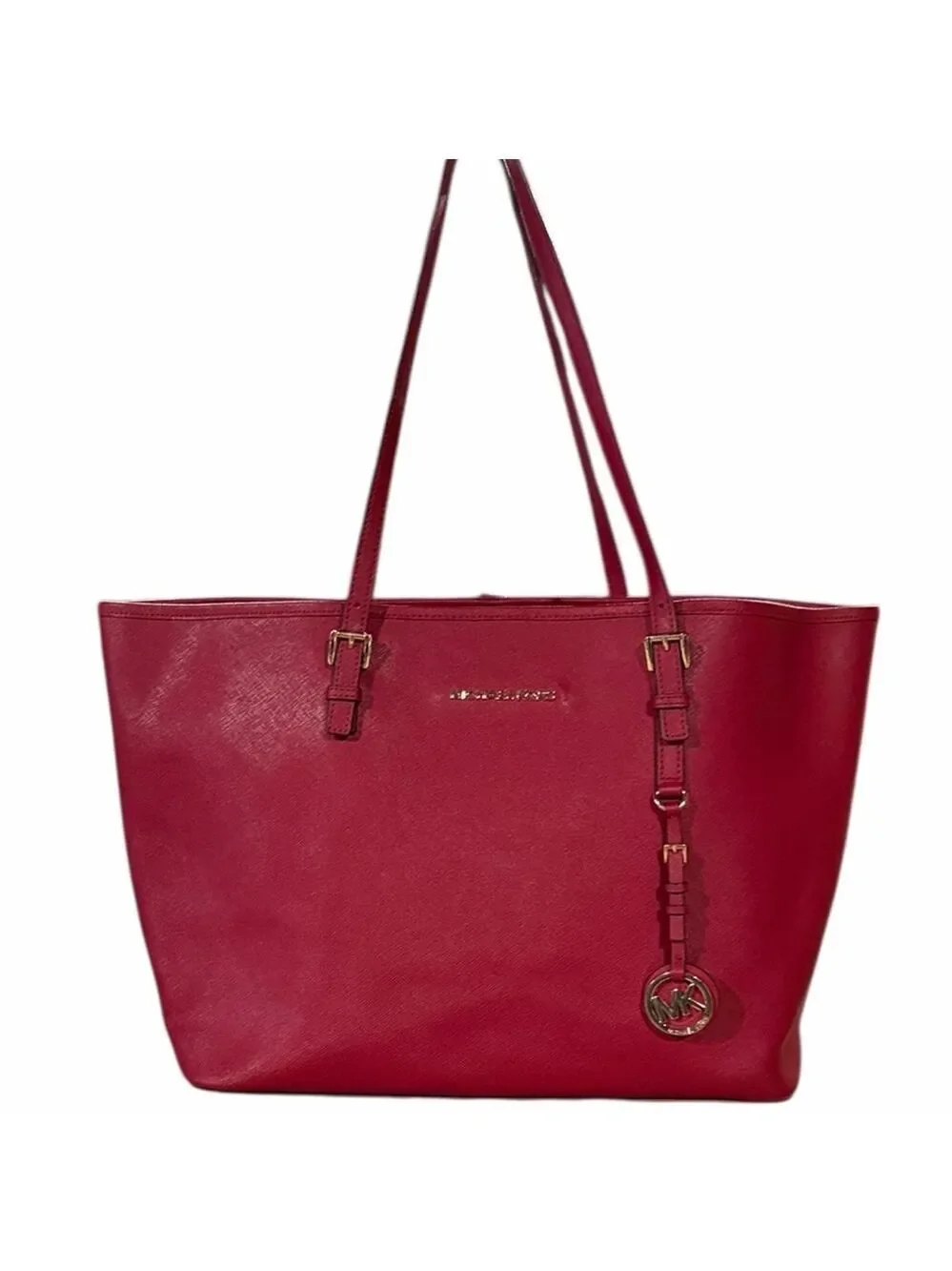 Michael Kors Jet Set Travel Tote Bag Dark Red Wine